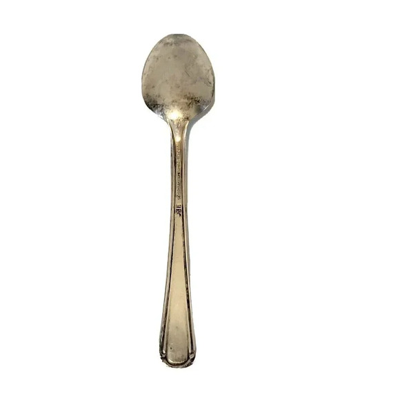 Victor S. Co. A1 + Overlay IS Spoon Teaspoon 6” Vintage Silverplate 28g - Picture 2 of 4